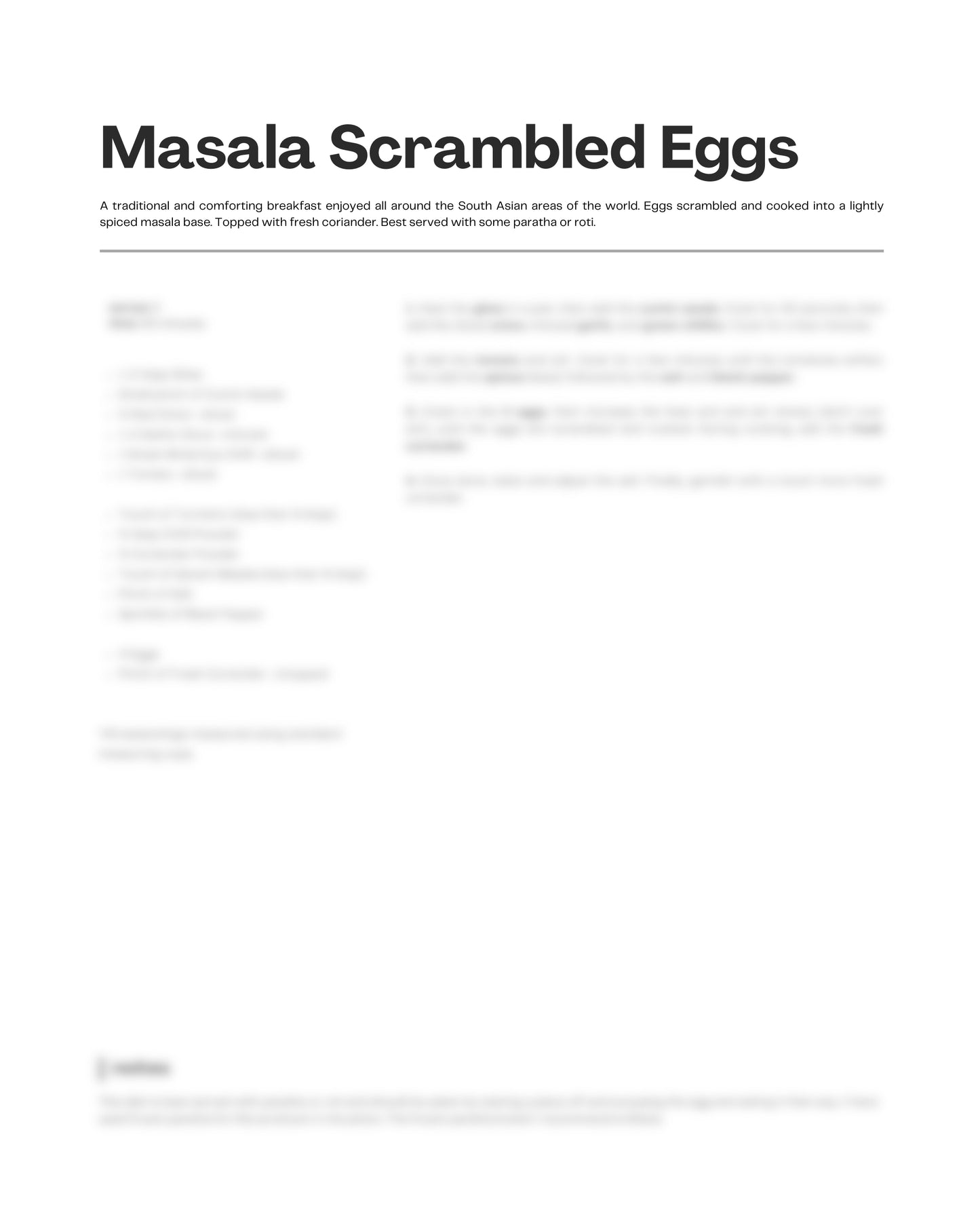 43. Masala Scrambled Eggs