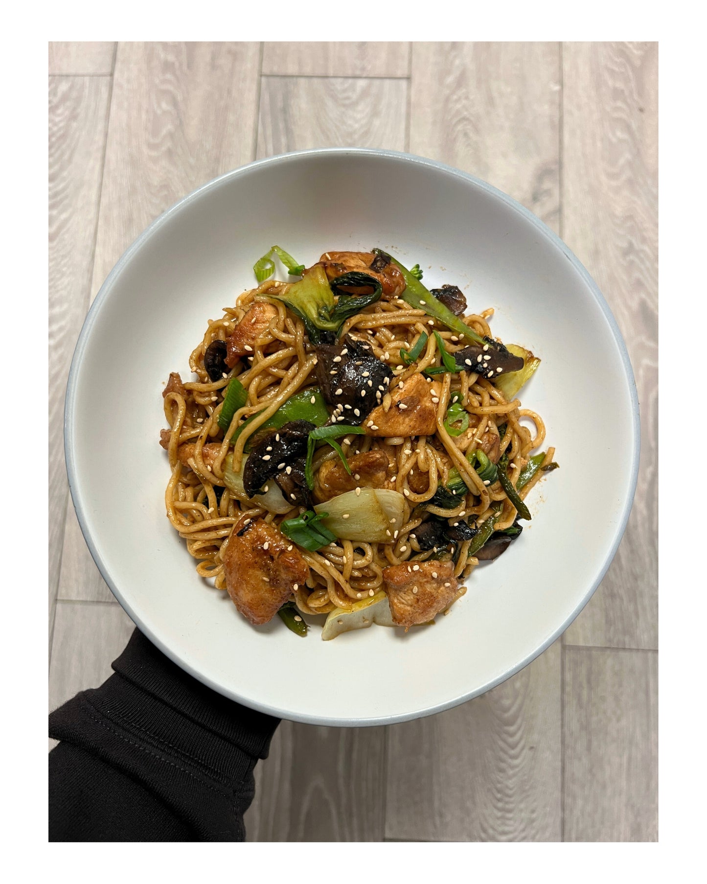 99. Teriyaki Chicken Noodle Stir Fry