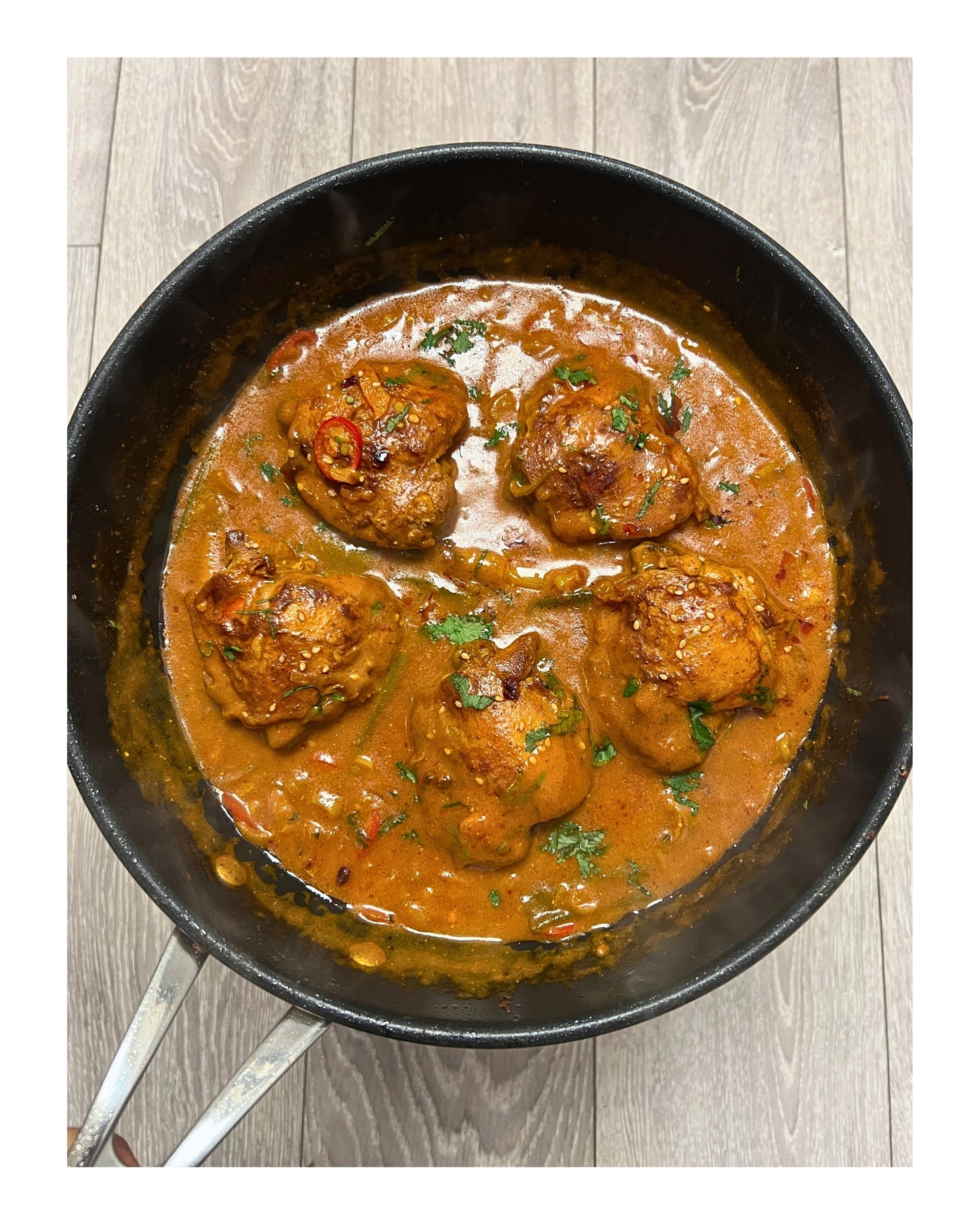 105. Red Coconut Chicken Curry