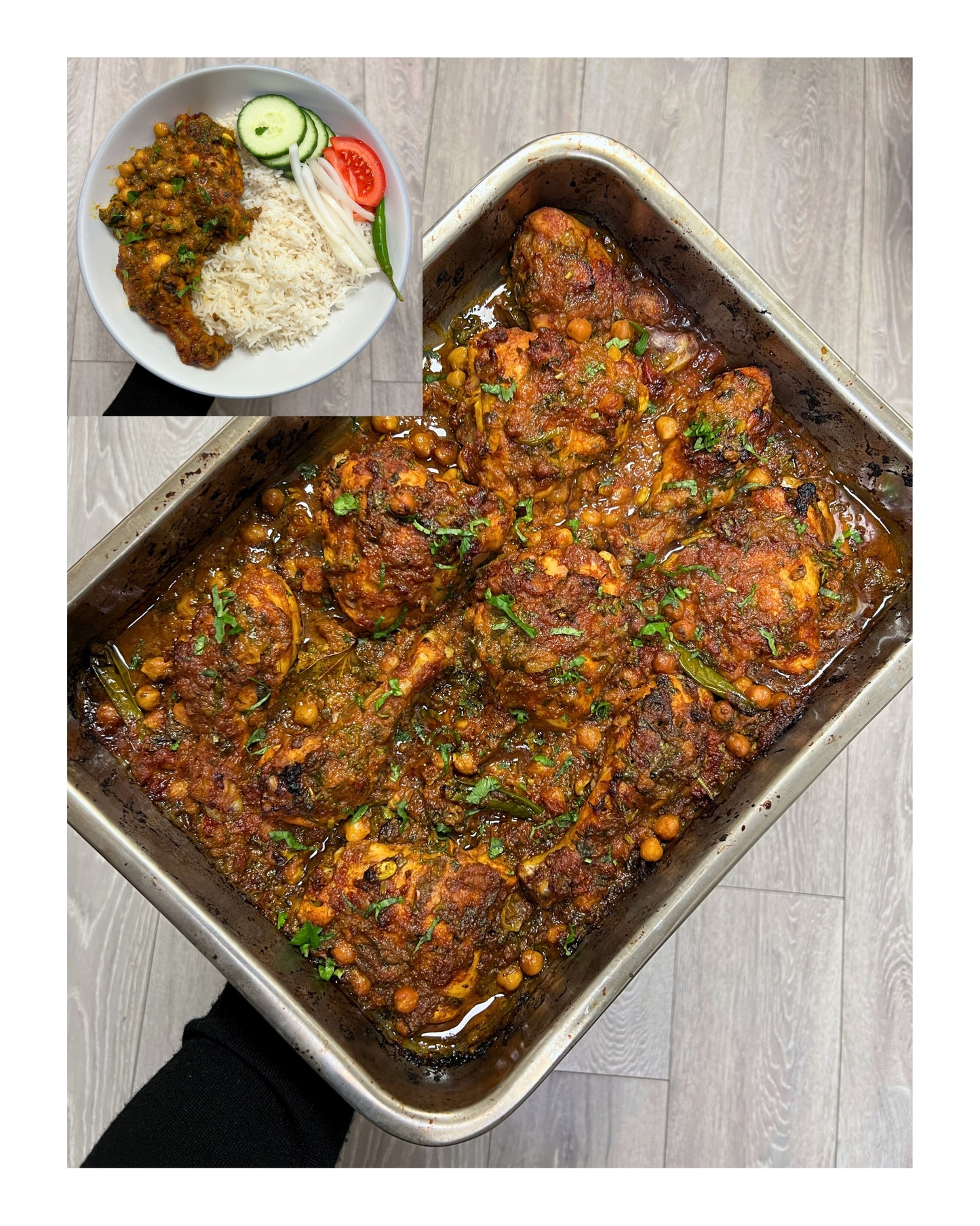 92. Masala Chicken Chickpea Traybake