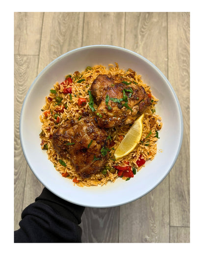 104. Any Flavoured Chicken and Rice