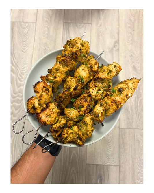 39. Chicken Skewers and Garlic Dip e-Recipe