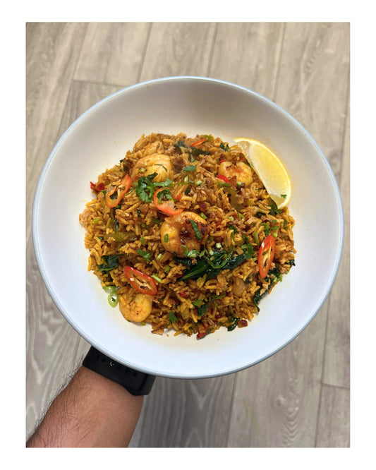 27. Desi Prawn Fried Rice e-Recipe