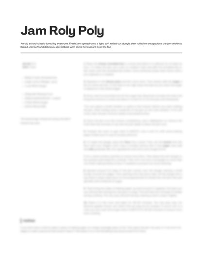 47. Jam Roly Poly e-Recipe