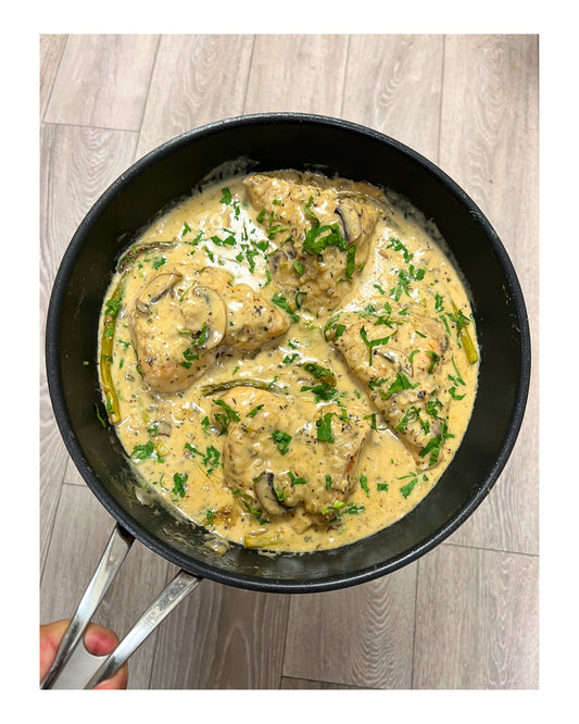 37. One Pan Creamy Dijon Chicken e-Recipe