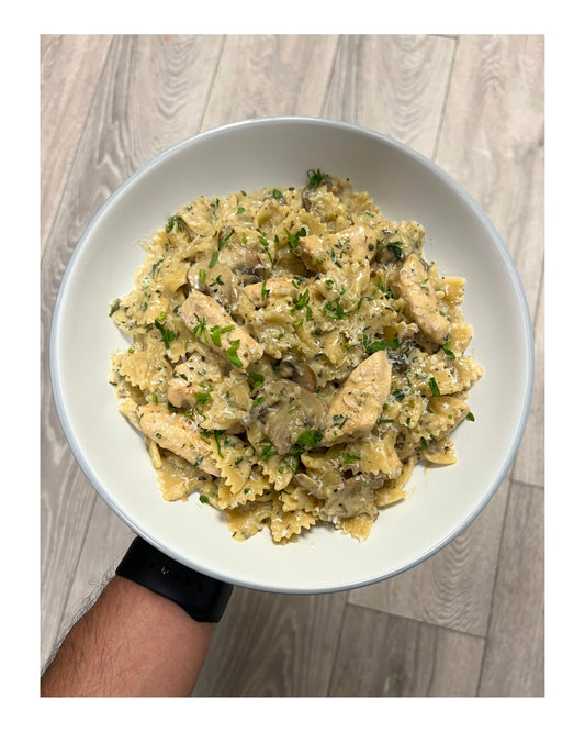 52. One Pot Chicken and Mushroom Pasta e-Recipe
