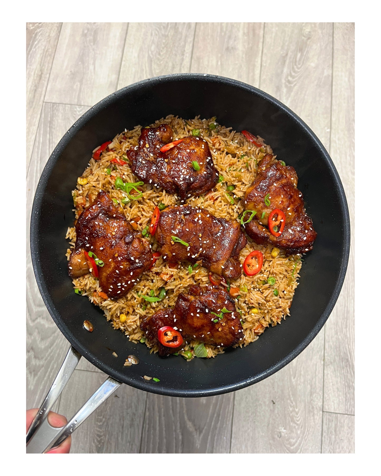 62. One Pot Honey Chilli Garlic Chicken & Rice e-Recipe