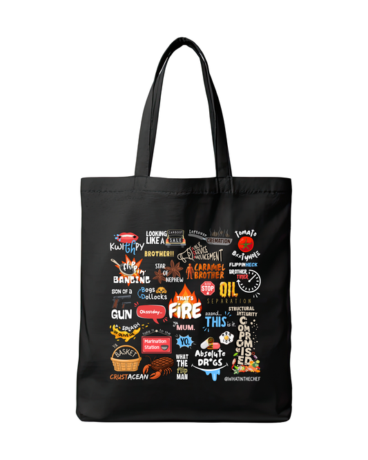 WhatInTheChef Quotes Tote (41cm x 37cm)